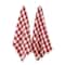 DII® Checker Washed Waffle Dish Towels, 2ct.
